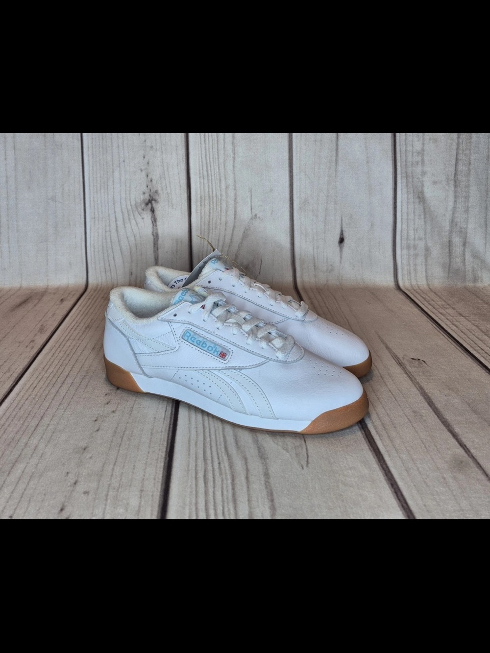 Reebok Women's Size 8 Freestyle Lo OG White Leather Athletic Shoes New w/out Box
